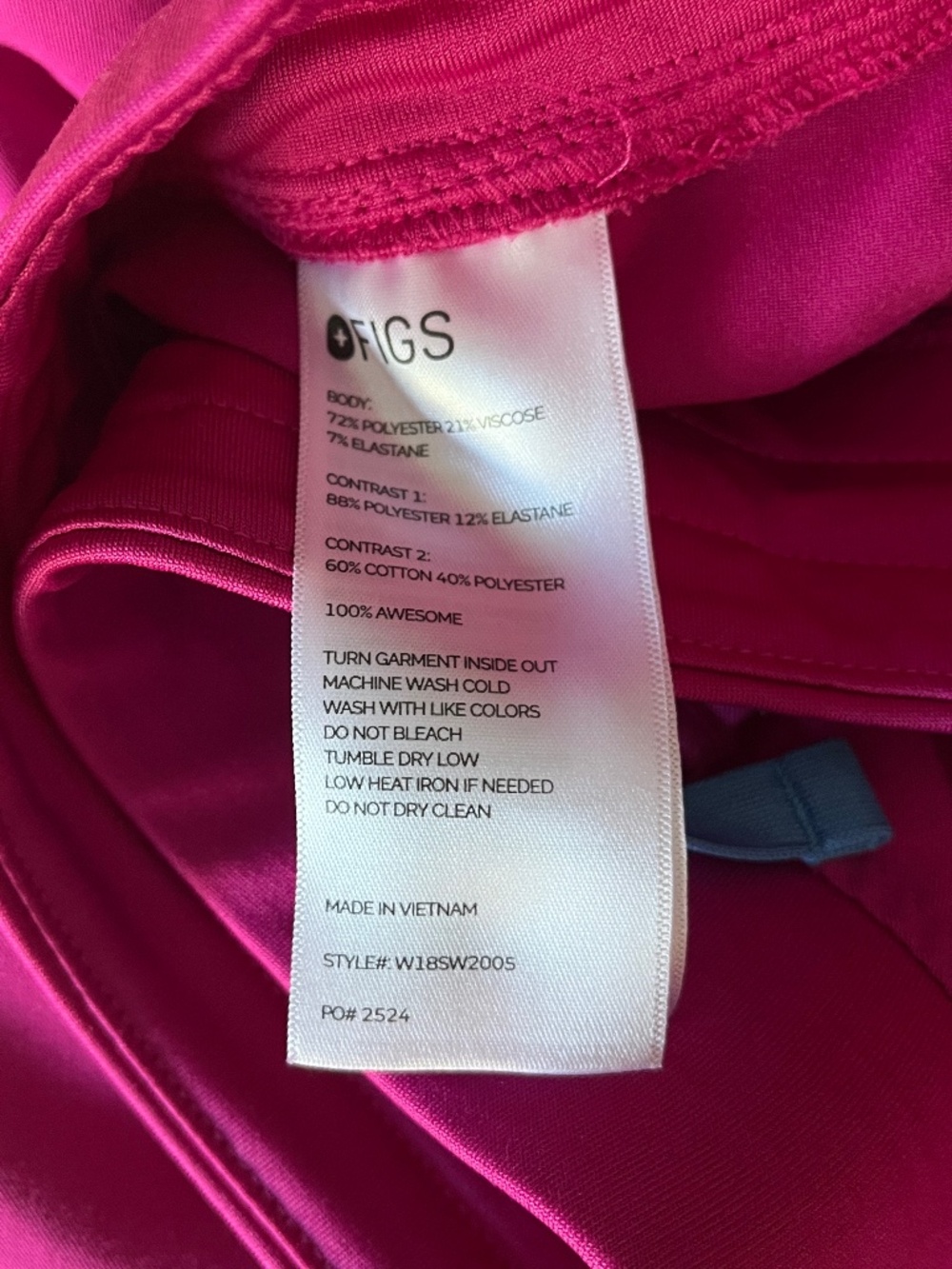 FIGS Scrub Set Raspberry Sorbet | Limited Edition - Picture 6 of 6
